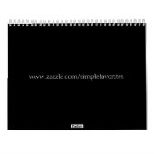 Bunte australische Vögel Kalender (Rückseite)