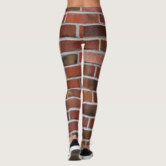 BUNTE BACKSTEINMAUER LEGGINGS (Rückseite)