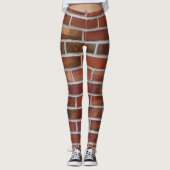 BUNTE BACKSTEINMAUER LEGGINGS (Vorderseite)
