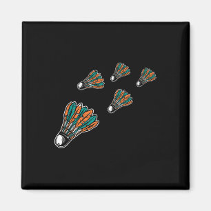 Bunte Badminton-Flugfeder Für Badminton-Spieler Mi Magnet