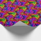 Bunte Bakterien Geschenkpapier (Ecke)