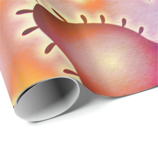 Bunte Bakterien Geschenkpapier (Rolleneckpunkt)