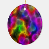 Bunte Bakterien Keramik Ornament (Links)