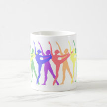 Bunte Ballett-Tanz-Tasse