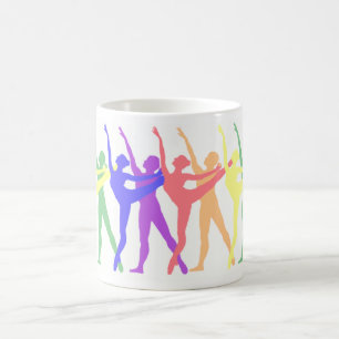 Bunte Ballett-Tanz-Tasse Kaffeetasse