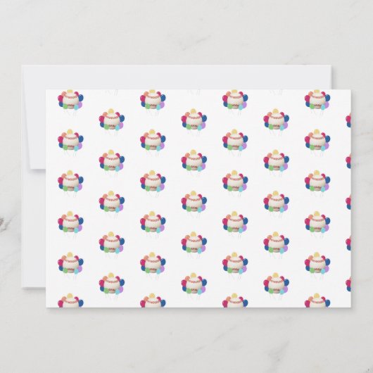 Bunte Ballon Baseball Sportstudio Party (Rückseite)