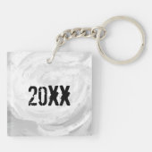 Bunte Ballon Geburtstag Schlüsselanhänger (Rückseite)