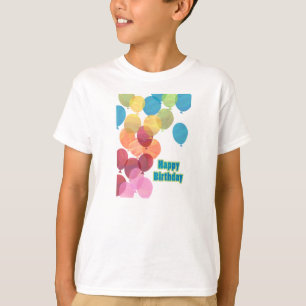 Bunte Ballon Geburtstag T-Shirt