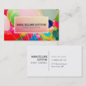 Bunte Ballon-Visitenkarte Visitenkarte (Vorne/Hinten)