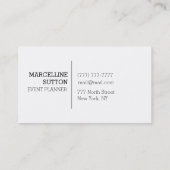 Bunte Ballon-Visitenkarte Visitenkarte (Rückseite)