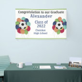 Bunte Ballonfußball-Graduierungsparty Banner (Messeveranstaltung)
