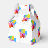 Bunte Ballons Geschenkschachtel (Rückseite)