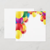 Bunte Ballons im Hintergrund (Vorne/Hinten)