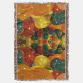 Bunte Ballons Party Design Decke (Vorderseite Vertikal)