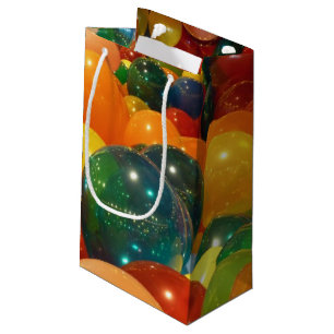 Bunte Ballons Party Design Kleine Geschenktüte