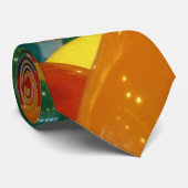 Bunte Ballons Party Design Krawatte (Gerollt)