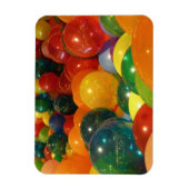 Bunte Ballons Party Design Magnet (Vertikal)