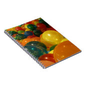 Bunte Ballons Party Design Notizblock (Rechte Seite)