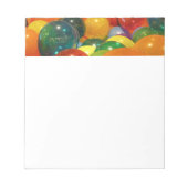 Bunte Ballons Party Design Notizblock (Vorderseite)