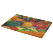 Bunte Ballons Party Design Schneidebrett (Ecke)
