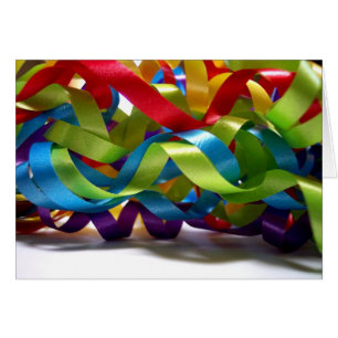 Bunte Band-Karte