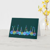 Bunte Banjo-Schnur Karte (Gelbe Blume)