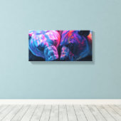 Bunte Bären Leinwanddruck (Insitu (Holzboden))
