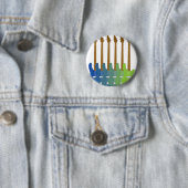 Bunte Bass-Gitarren Button (Beispiel)