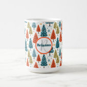 Bunte Bäume Kaffeetasse (Mittel)