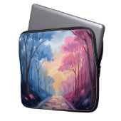 Bunte Bäume Laptopschutzhülle (Vorderseite Links)