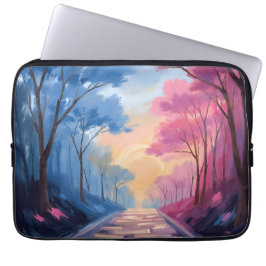 Bunte Bäume Laptopschutzhülle