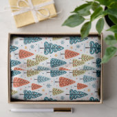 Bunte Bäume Seidenpapier (Geschenk)