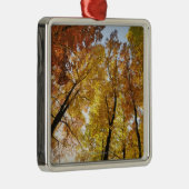 Bunte Bäume Silbernes Ornament (Rechts)