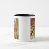 Bunte Bäume Tasse (Zentrum)