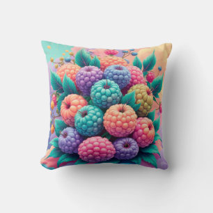 Bunte Beeren Kissen