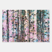 Bunte Birkenwälder Geschenkpapier Set (Vorderseite 2)