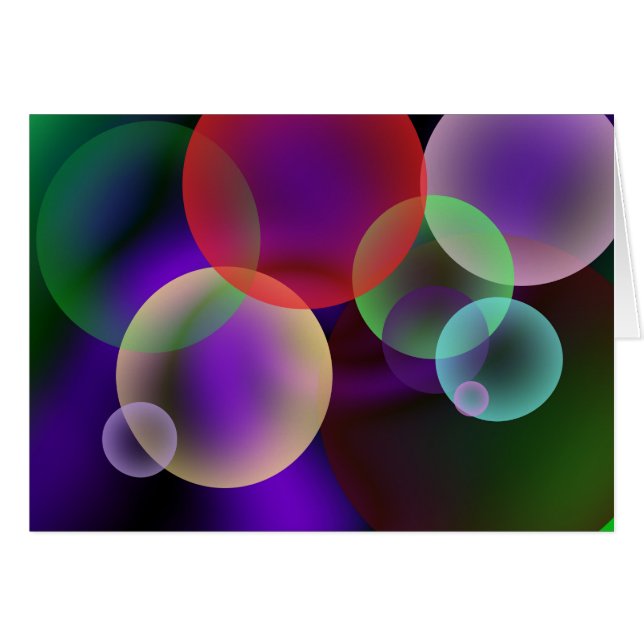 Bunte Blasen (Landschaft) (Vorderseite (Horizontal))