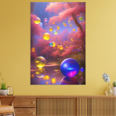 Bunte Blasen Leinwanddruck (Insitu (Wohnzimmer))