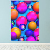 Bunte Blasen Leinwanddruck (Insitu (Holzboden))