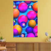 Bunte Blasen Leinwanddruck (Insitu (Wohnzimmer))