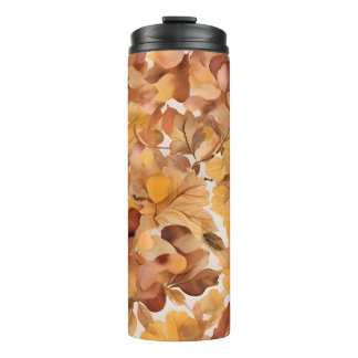 Bunte Blattfarben Thermosbecher