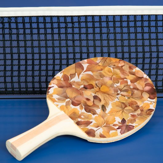 Bunte Blattfarben Tischtennis Schläger (InSitu)
