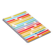 Bunte Bleistift-Kunstlehrer-Anerkennung Notizblock (Rechte Seite)