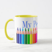 Bunte Bleistift-Tasse Tasse (Links)