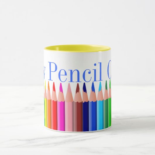 Bunte Bleistift-Tasse Tasse (Zentrum)