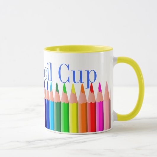 Bunte Bleistift-Tasse Tasse (Rechts)