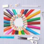 Bunte Bleistifte Seidenpapier (Handwerk)