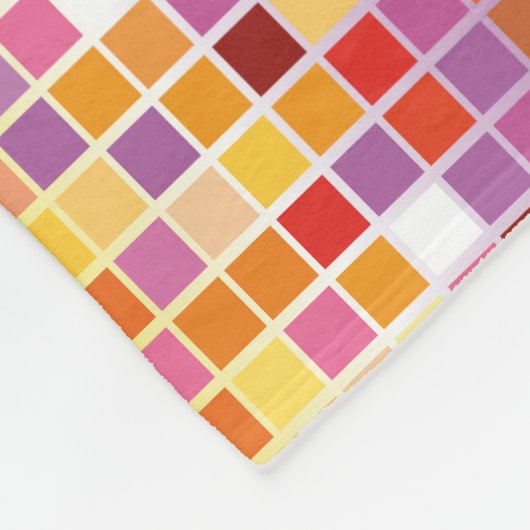 Bunte Bling-Fleece Decke (Ecke)