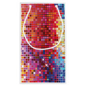 Bunte Bling-Geschenk Tasche Kleine Geschenktüte (Rückseite)