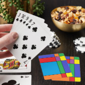 "Bunte Blöcke" Spielkarten (In Situ)